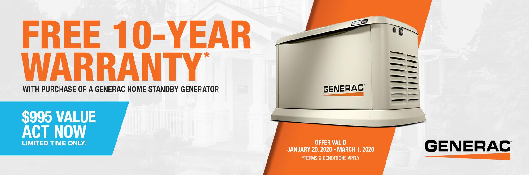 Homestandby Generator Deal | Warranty Offer | Generac Dealer | Honolulu, HI